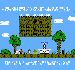 Baby Boomer title screenshot